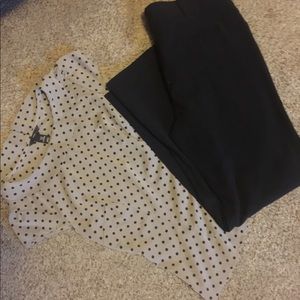 Work outfit H&M shirtspsnts from JC penny